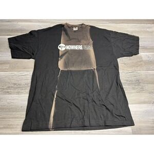 Vintage Sun Faded Black T-Shirt Size XL Nowhere Fast
